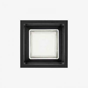 LED-Wandleuchte Delta Light Montur S in Schwarz