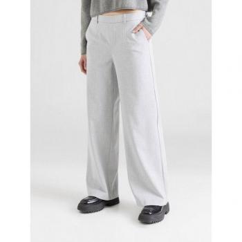 Pantalon Élégant Ajusté Gris Mélangé 42