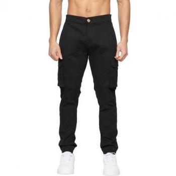 Frentons Cargohose für Herren 30L grau von Crosshatch
