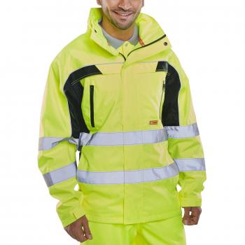 Ultra Bright Yellow Hi-Viz Jacket 3XL