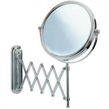Miroir en métal brillant D 19 cm