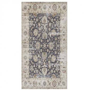 Orientalischer Kurzflor Teppich 80 x 150 cm Handgewebt