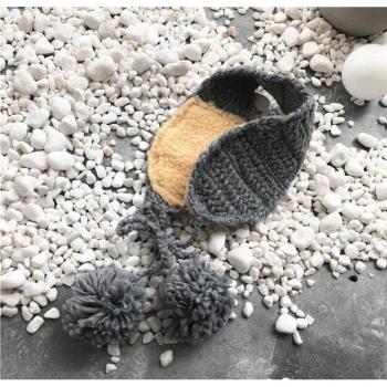 Autumn and Winter Knit Ear Muffs with Vintage Style