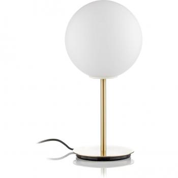 Audo Copenhagen Lampe Table TR Laiton/Verre Opaleé