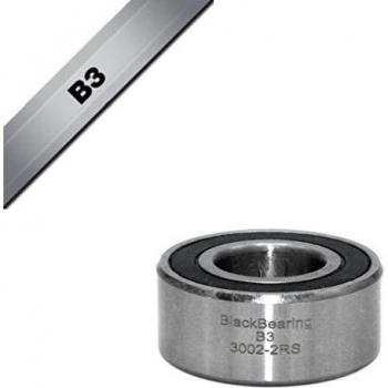 Unisex 15 mm × 32 mm Black Pedal Bearing B3 (3002‑2RS) Silver Finish