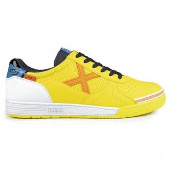 Munich G‑3 Profit Sport 419 Indoor Field Soccer Shoes – Yellow, UK 9 (Men)