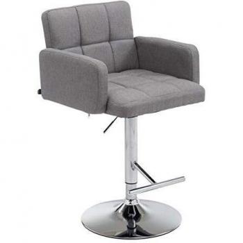 CLP Sgabello Los Angeles in stoff grigio