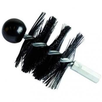 Brosse de Nettoyage Nylon Ø80mm pour Poêle à Pellets