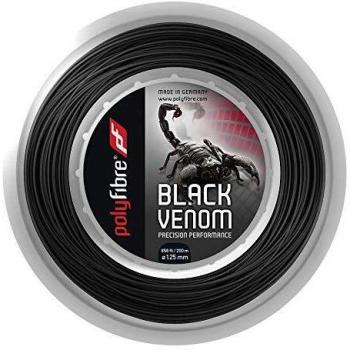 Pañuelo de cordaje negro Polyfibre Venom 200 m