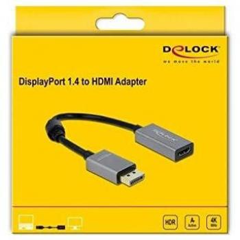 Adaptador de cable de video DisplayPort a HDMI 0,2 m (Estándar) Negro/Gris