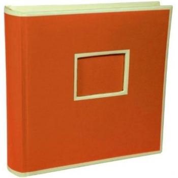 200‑Pocket Orange Photo Album by Semikolon