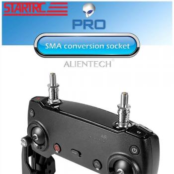 ALIENTECH-Adaptador de refuerzo de señal QMA-SMA