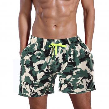 QRANSS Camouflage Men's Swim Trunks