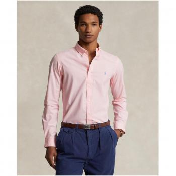 Camisa Masculina de Popelín Regular Fit Polo Ralph Lauren