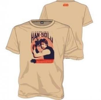 Star Wars Camiseta SD Toys: Han Solo, Talla L + Póster