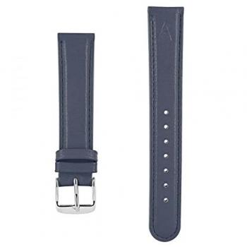 Bracelet de Montre Akteo, Cuir Bleu Canard, Taille 18 mm