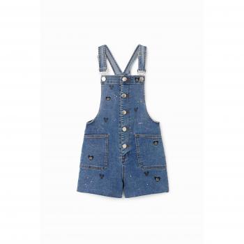 Salopette courte Desigual Mickey Mouse en denim bleu 9/10