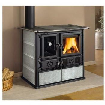Cucina a Legna 8,2 kW Nordica Rosa Reverse VST Petra – Pietra Naturale