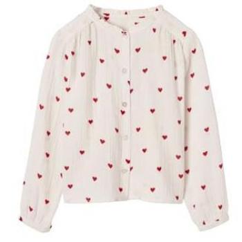 Blouse de gazé écru pour enfant VERTBAUDET