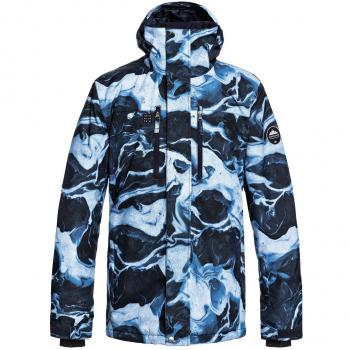 Quiksilver Mission Outdoor Herrenjacke – S – Blau