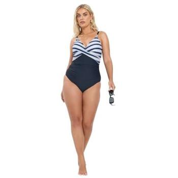 Yours Women's Striped Beach Suit – 18