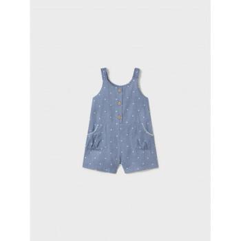 Kit Bavoir + Bretelles Enfant Mayoral 1836 Bleu