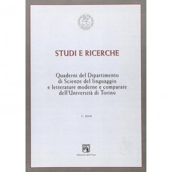 Quaderni del Dipartimento di scienze del linguaggio e letterature comparate dell'Università di Torino (2008). Vol. 3