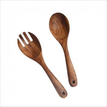 Utensilios de Madera para Ensalada
