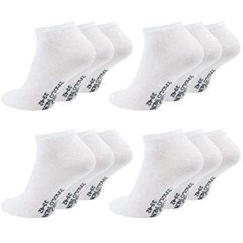 Paolo Renzo® Unisex Baumwoll Sneaker Socken 12 Paar