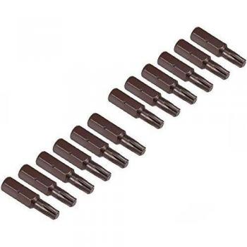 Set di punte per cacciavite Torx, 12 pezzi, 25 mm