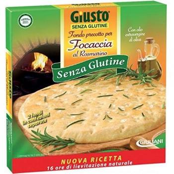 Giusto Fondi Per Focaccia Al Rosmarino Senza Glutine 280g