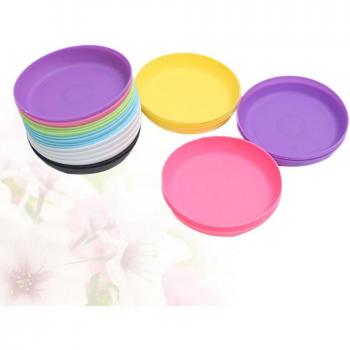 Colorful Plastic Plant Saucer Trays