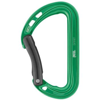 Moschettone Curvo Spirit Verde Petzl