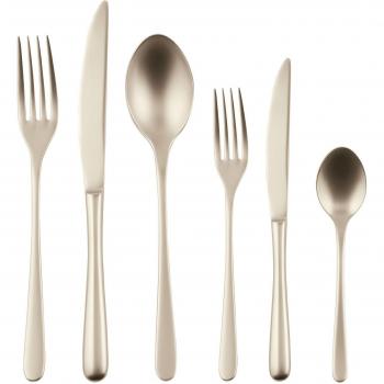 Posate Rosenthal 36 Pezzi – Gusto Antico in Acciaio Inox con PVD Champagne Oro
