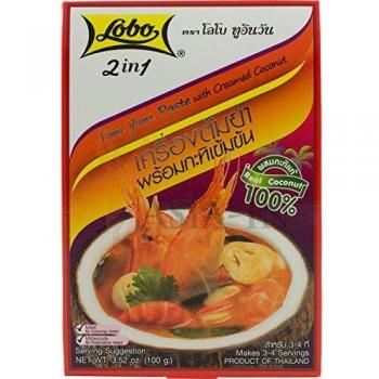 Lobo Tom Yum Paste mit Kokoscreme 100g