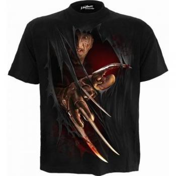 Spiral Freddy Claws men's T shirt in Black