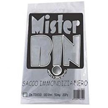 Sacco nero per rifiuti 72x110 cm PZ20