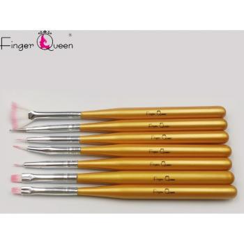 Ensemble de pinceaux pour ongles avec porte-pinceau