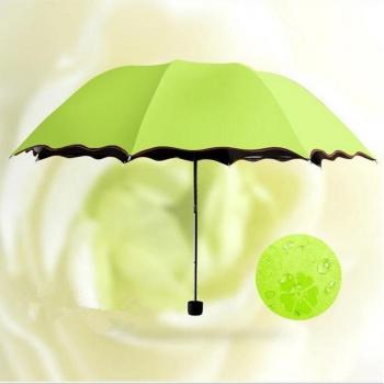 Damen Regenschirm mit Wasserreaktion und UV-Schutz