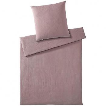 Parure de Lit Mousseline Élégante 70x90cm / 140x200cm Rose Doux
