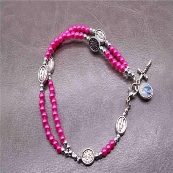Graceful Catholic Rosary Wristlet