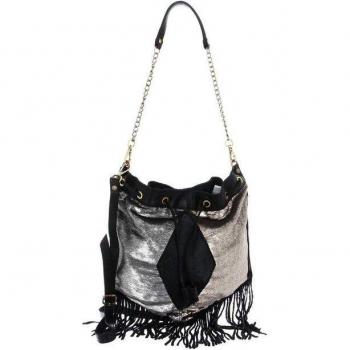 Sac à épaule Chic Noir Doré