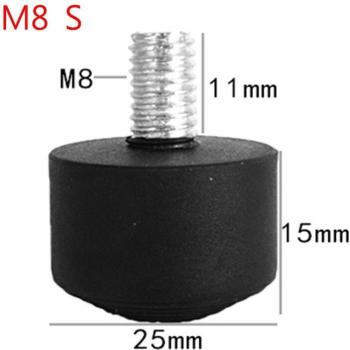 Alfombrilla de Goma Antideslizante para Trípode y Monopié 3/8, 1/4 y M8