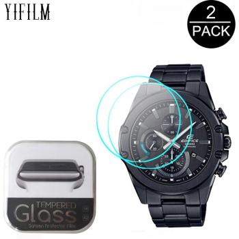 2 Stück 2,5D 9H Gehärtetes Glas für Casio EQS-930HR