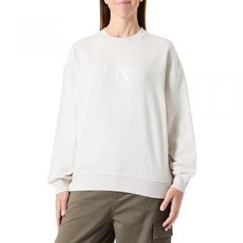 Felpa di Jeans CK Glossy Beige Fit Classico