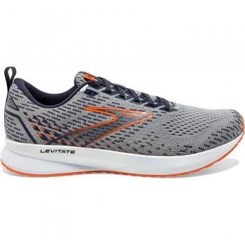 Zapatillas Brooks Levitate 5 Running Gris Naranja 41
