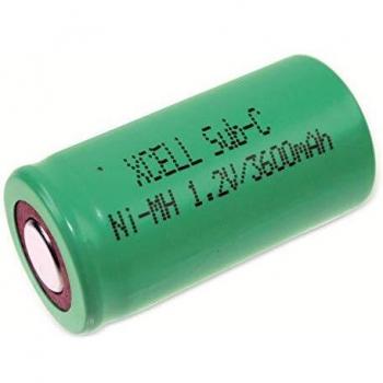XCELL NiMH-Sub-C-Zelle-Akku 1,2V-/3600mAh, 43,5x23 mm