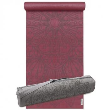 Yogistar Yoga Matte mit Lotus Design