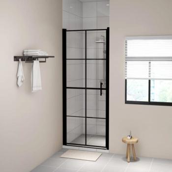 Torana Black Glass Shower Door 81x195 cm