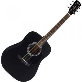 Cort AD810-BKS Drednought Spruce Tp Mah B&S Black Satin